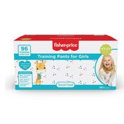 Wholesale - 96ct 4T-5T FISHER PRICE GIRLS TRAINING PANTS, UPC: 850016923592